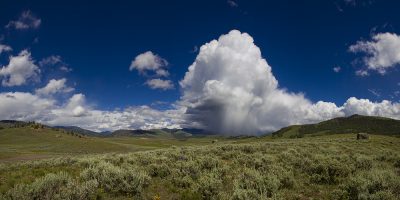 Storm over Lamar Valley, Yellowstone National Park, Wyoming