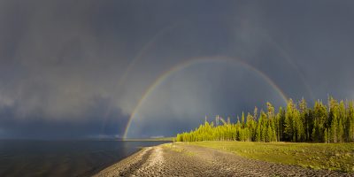 Full Rainbow - Yellowstone Lake, Yellowstone National Park, Wyoming5076