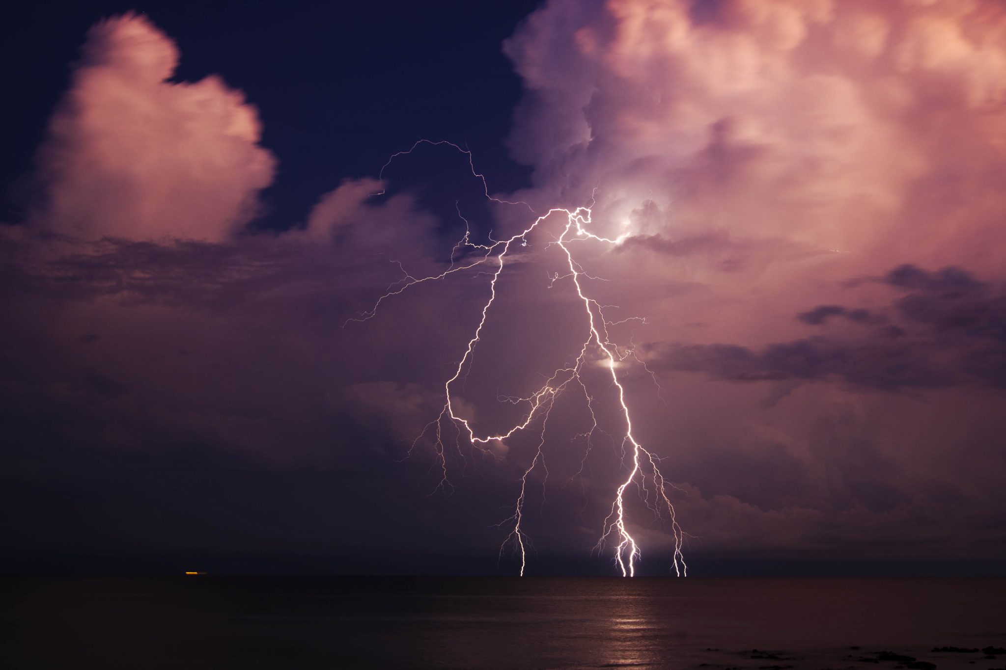 Morning Sunrise Lightning - 18th November 