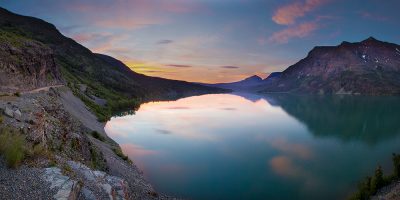 Sunrise over Saint Mary Lake - Glacier National Park, Montana